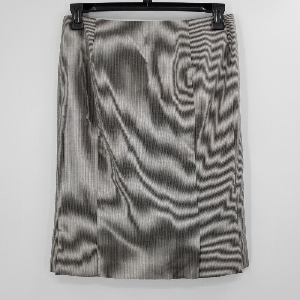 Women's Akris Punto‎ Striped Pencil Skirt Size US 10